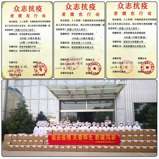 眾志抗疫情，君健在行動(dòng)